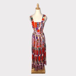 Anthropologie Bhanuni by Jyoti Square Neck Maxi Dress Size 6